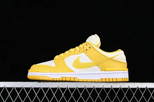 All Categories Nk SB Dunk Series Nk SB Dunk Low Low-top sneakers Cost-effective version Nk Dunk Low Twist "Vivid Sulfur" lemon yellow variant style SB low-top casual sneakers DZ2794-100